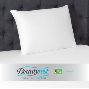 BRAND NEW. NEVER USED. Beautyrest Latex Pillow with Removable Cover - Standard